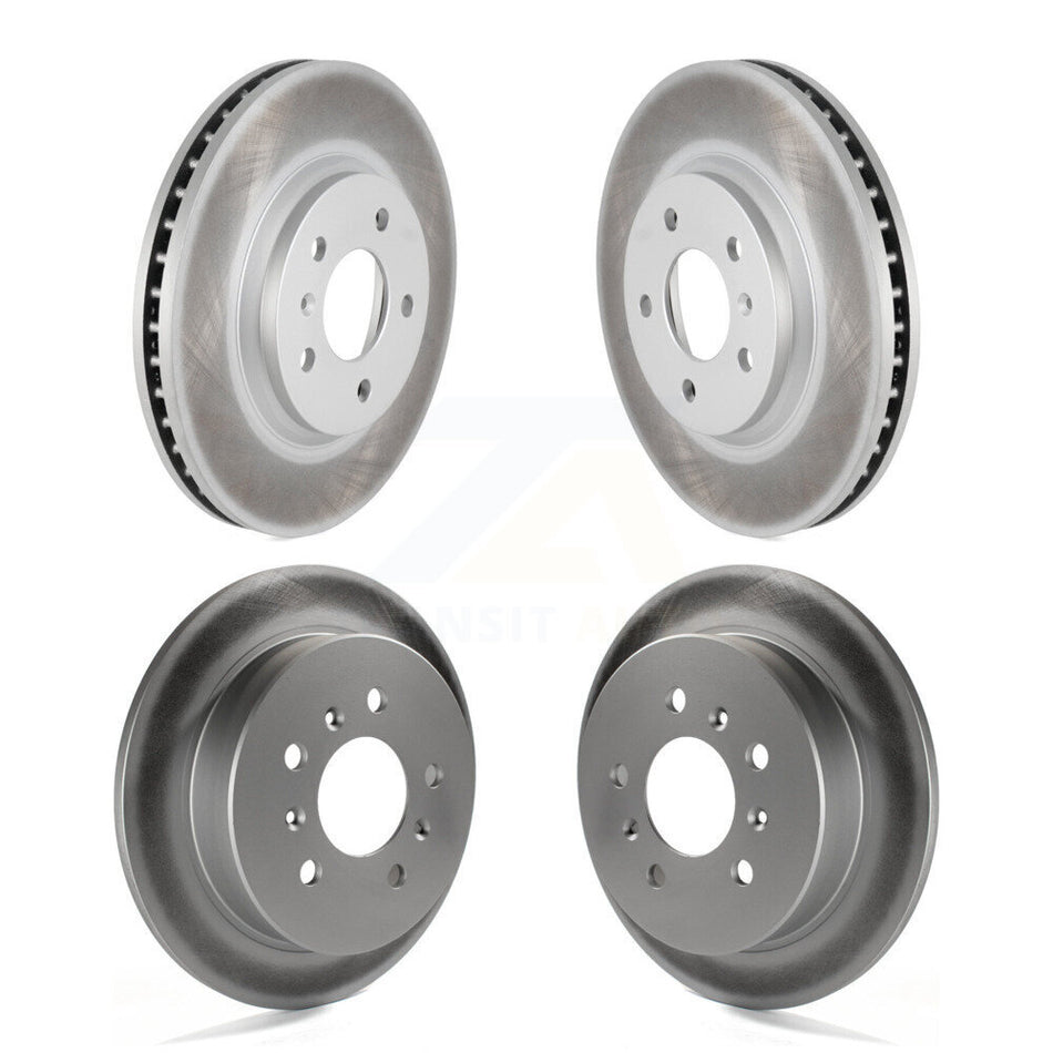 Front Rear Coated Disc Brake Rotors Kit For Chevrolet Impala Monte Carlo KG-100730