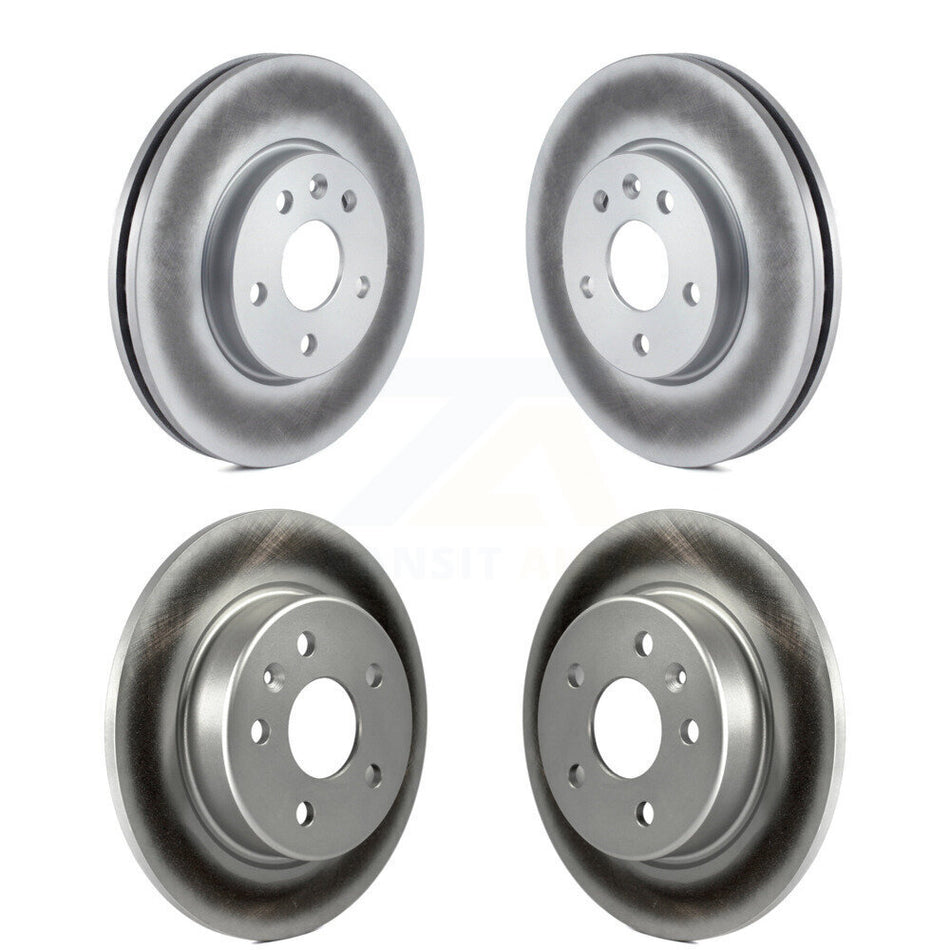 Front Rear Coated Disc Brake Rotors Kit For Chevrolet Cruze Volt Bolt EV EUV KG-100745