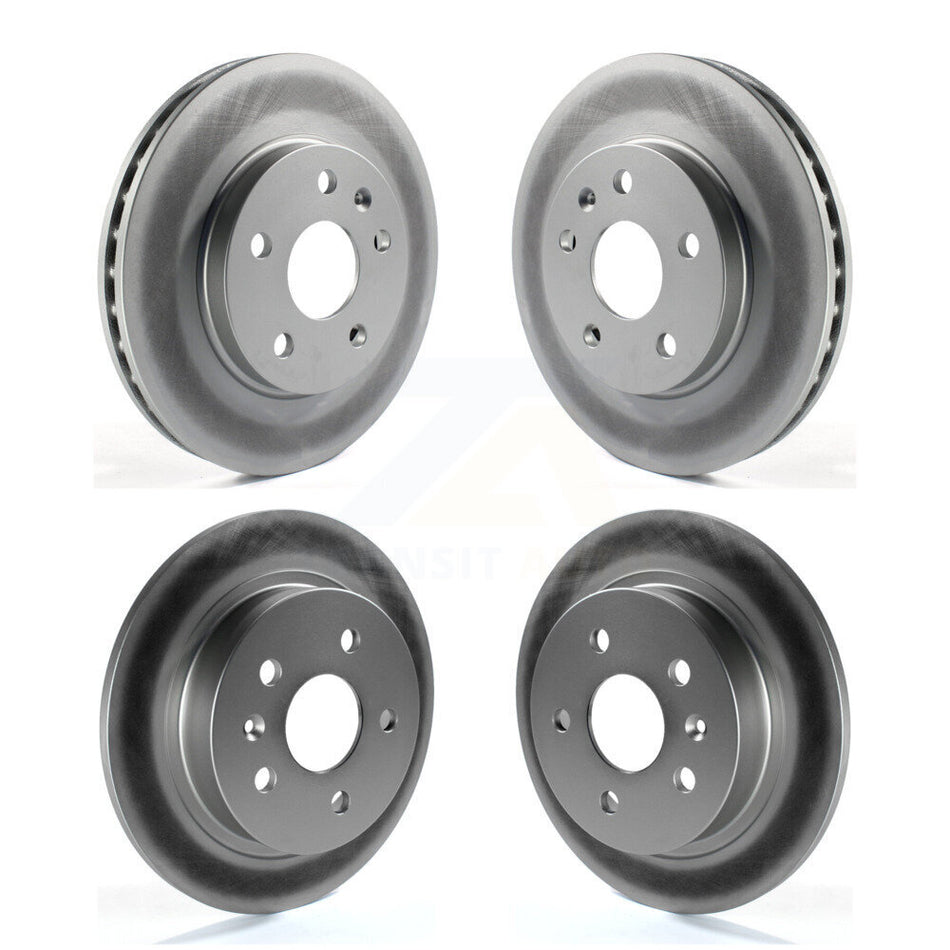 Front Rear Coated Disc Brake Rotors Kit For Chevrolet Malibu Limited KG-100746