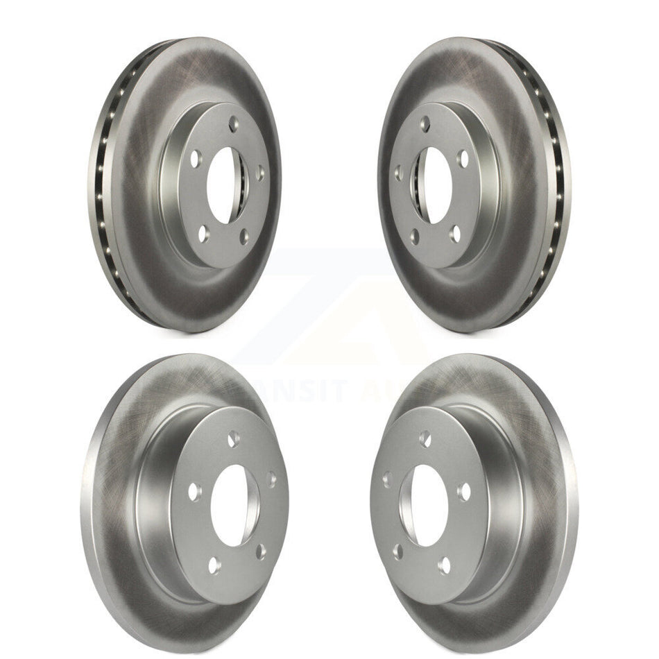 Front Rear Coated Disc Brake Rotors Kit For Ford Mustang KG-100757