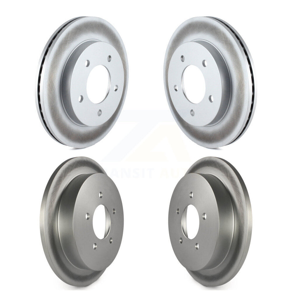 Front Rear Coated Disc Brake Rotors Kit For Ford F-150 Heritage 4WD KG-100759