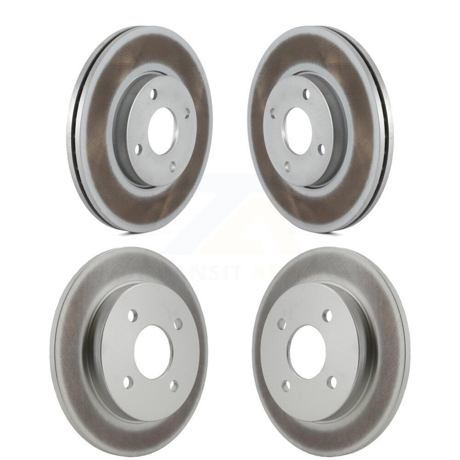 Front Rear Coated Disc Brake Rotors Kit For 2005-2007 Ford Focus rear brakes KG-100781
