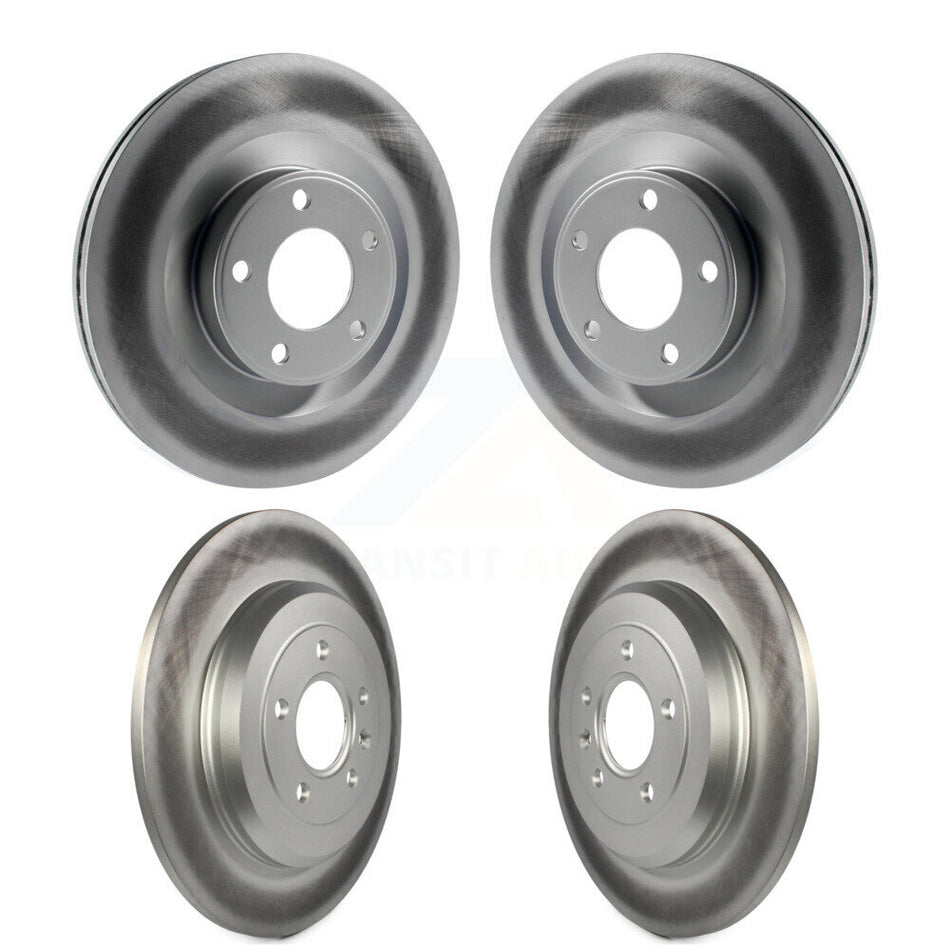 Front Rear Coated Disc Brake Rotors Kit For Ford Edge Lincoln MKX KG-100791