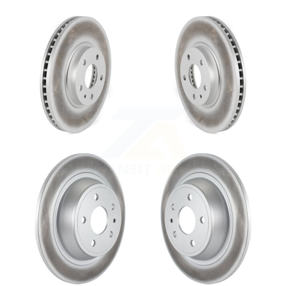 Front Rear Coated Disc Brake Rotors Kit For Ford Fusion Lincoln MKZ KG-100805