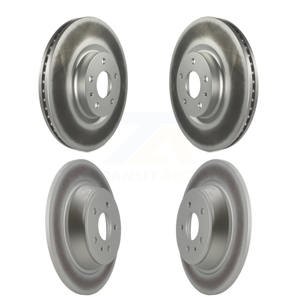 Front Rear Coated Disc Brake Rotors Kit For Ford Fusion Lincoln MKZ KG-100806