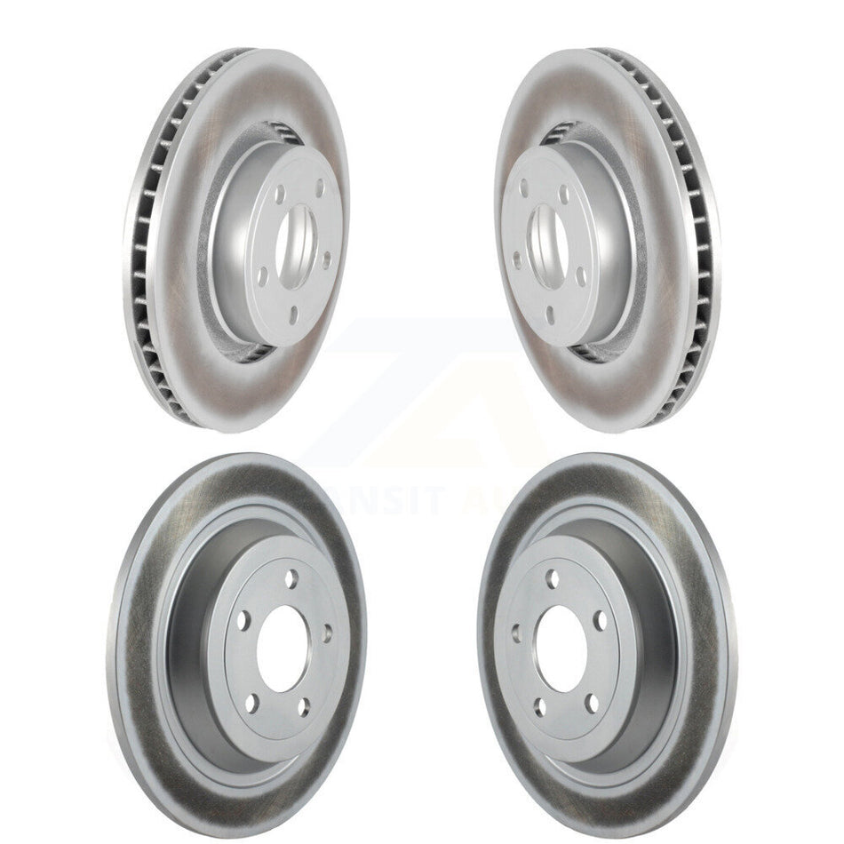 Front Rear Coated Disc Brake Rotors Kit For Ford Mustang KG-100811