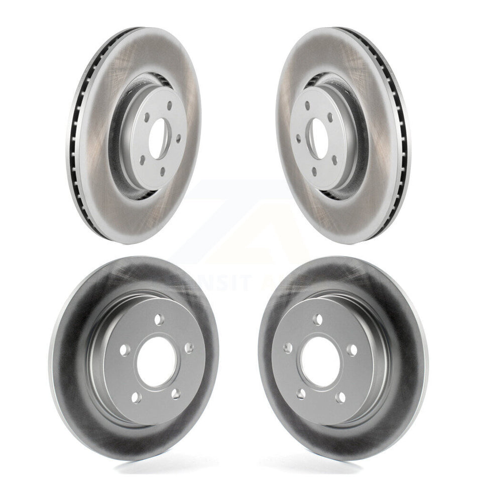 Front Rear Coated Disc Brake Rotors Kit For Ford Focus ST KG-100814