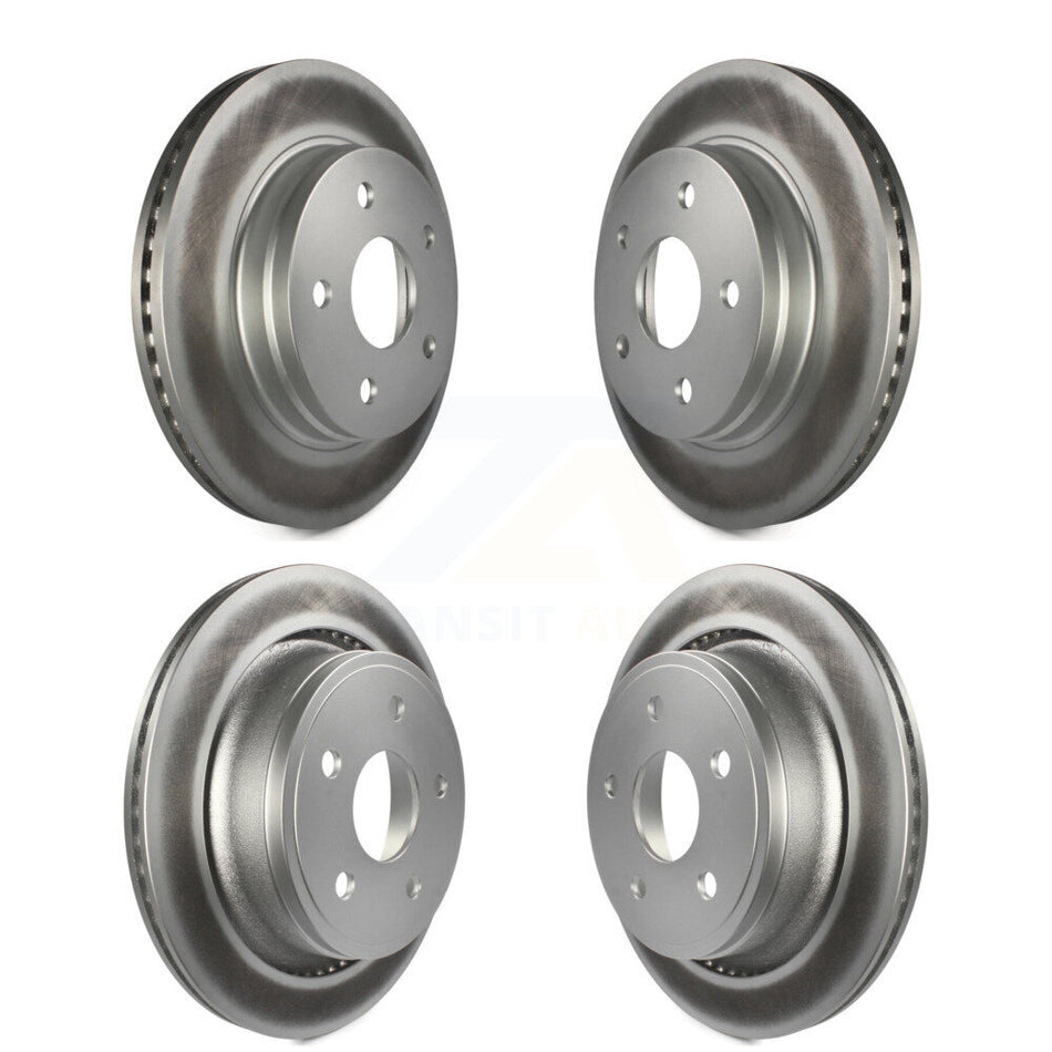 Front Rear Coated Disc Brake Rotors Kit For Ram 1500 Dodge Durango Classic Chrysler Aspen KG-100828