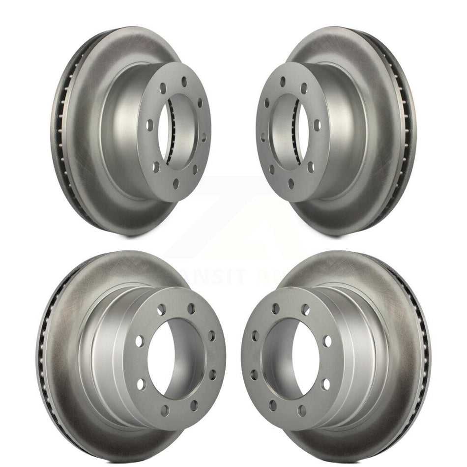 Front Rear Coated Disc Brake Rotors Kit For Dodge Ram 2500 1500 3500 KG-100829