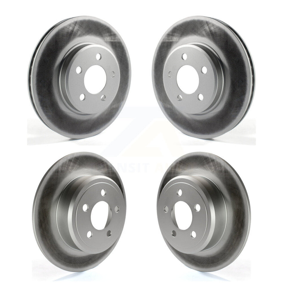 Front Rear Coated Disc Brake Rotors Kit For Dodge Charger Chrysler 300 Challenger Magnum KG-100832