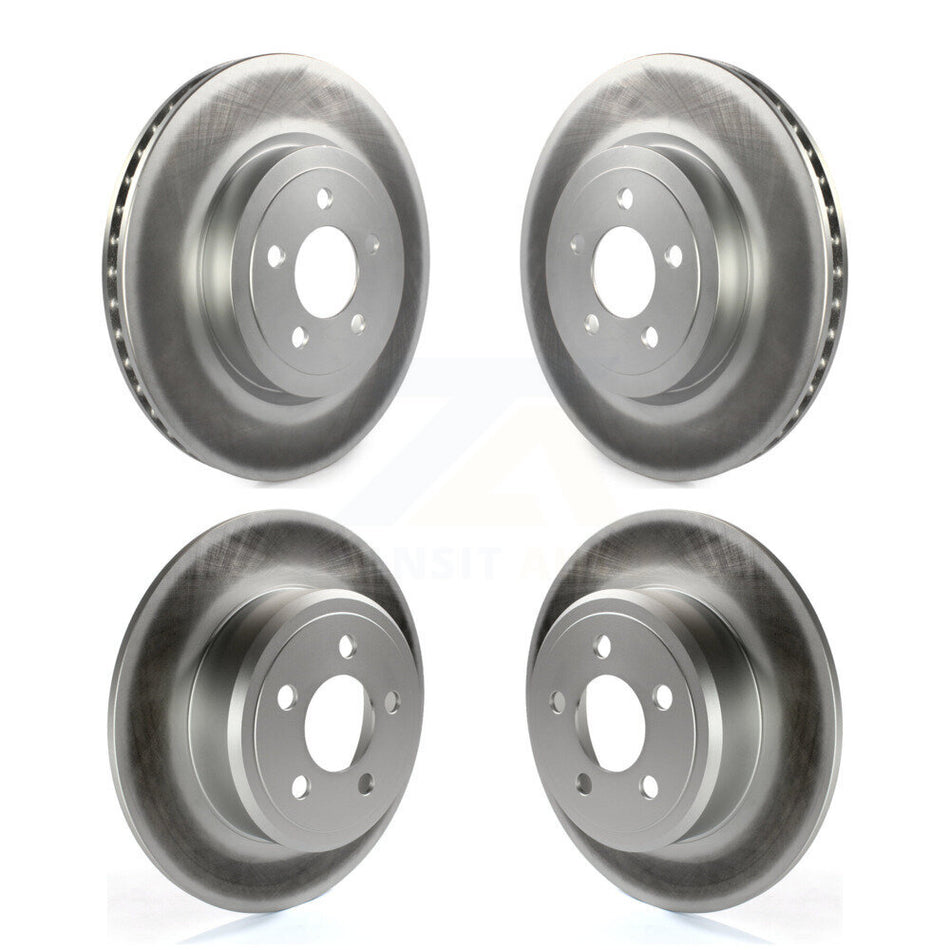 Front Rear Coated Disc Brake Rotors Kit For Dodge Charger Chrysler 300 KG-100833