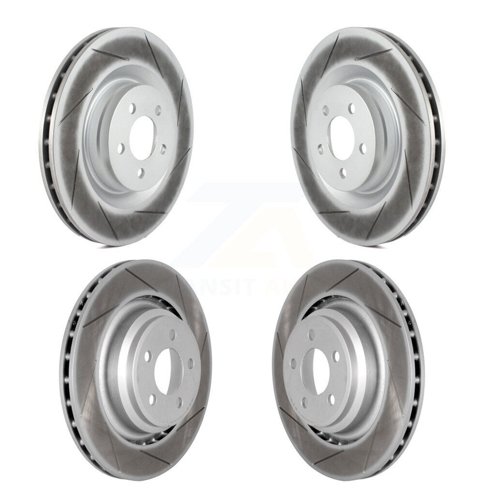 Front Rear Coated Disc Brake Rotors Kit For Dodge Charger Chrysler 300 Challenger Magnum KG-100838