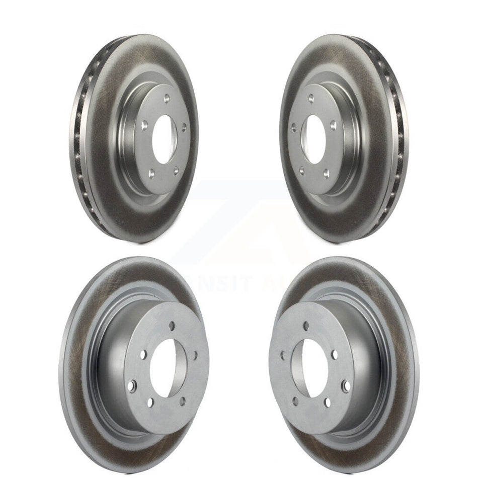 Front Rear Coated Disc Brake Rotors Kit For Jeep Patriot Compass Chrysler Dodge Avenger Mitsubishi Sebring Lancer 200 Outlander Sport RVR KG-100841