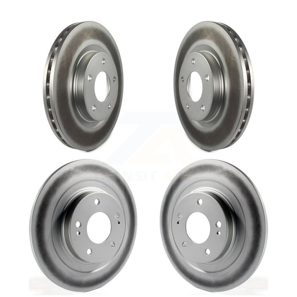 Front Rear Coated Disc Brake Rotors Kit For Mitsubishi Outlander Sport Eclipse Cross RVR KG-100843