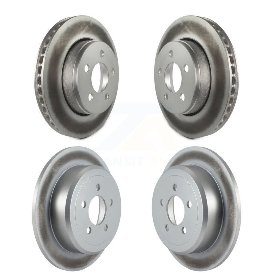 Front Rear Coated Disc Brake Rotors Kit For Jeep Liberty Dodge Nitro KG-100845
