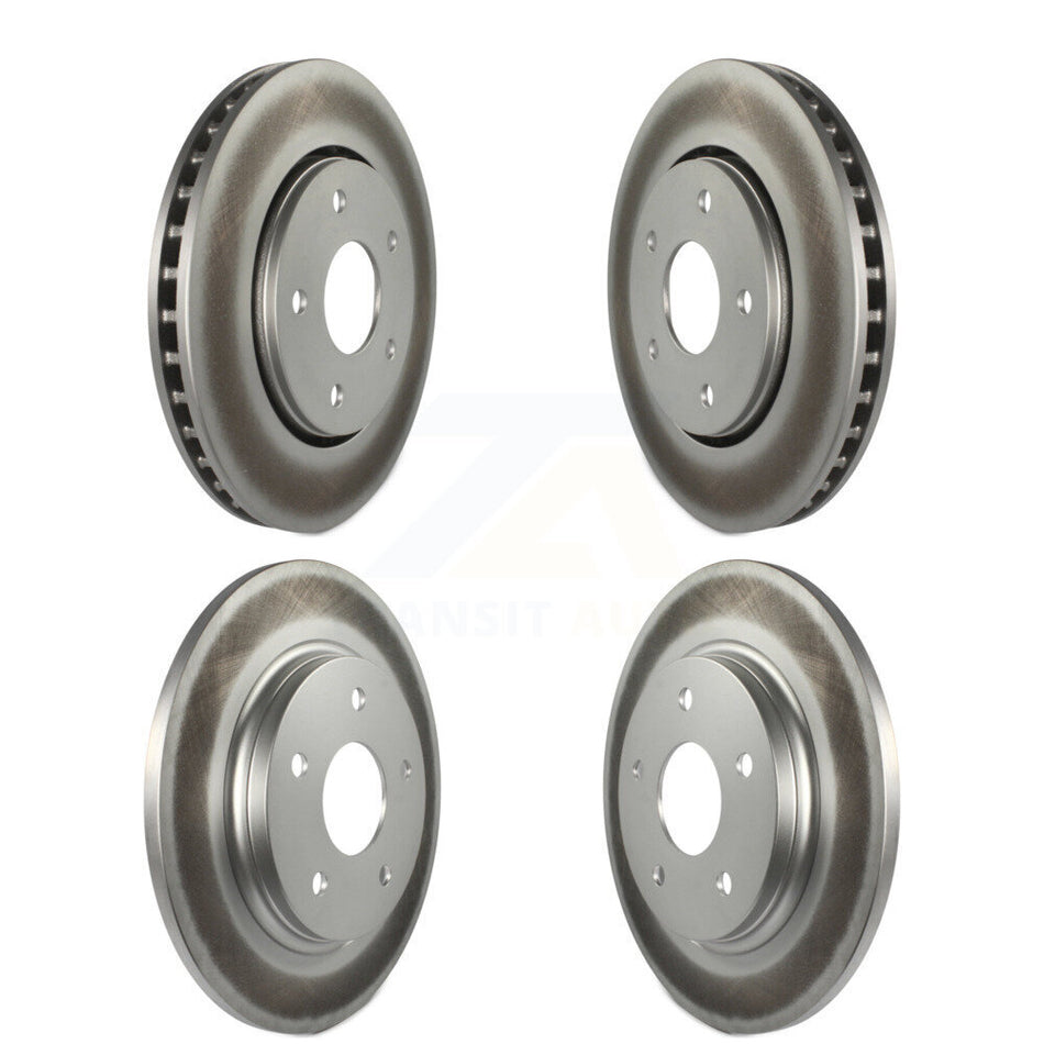 Front Rear Coated Disc Brake Rotors Kit For Dodge Grand Caravan Chrysler Town & Country Journey Volkswagen Routan Ram C/V KG-100848