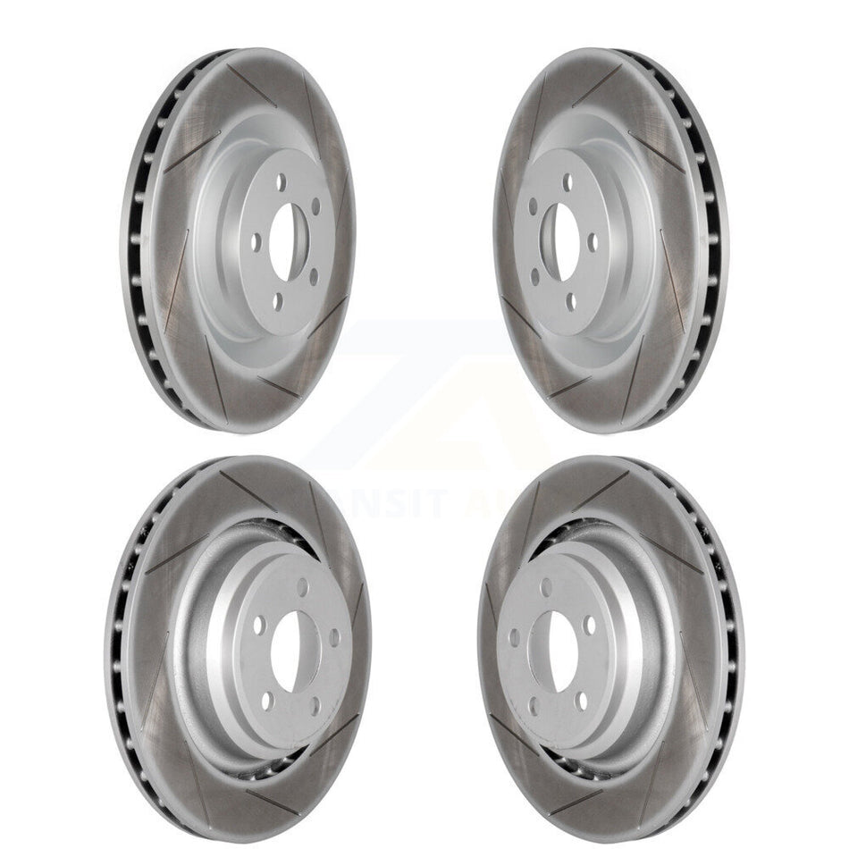 Front Rear Coated Disc Brake Rotors Kit For Dodge Charger Chrysler 300 Challenger Magnum KG-100850