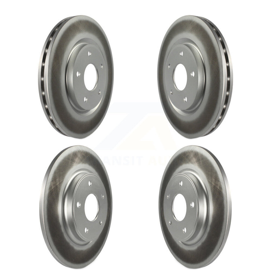 Front Rear Coated Disc Brake Rotors Kit For Dodge Grand Caravan Journey Chrysler Town & Country Ram C/V Volkswagen Routan KG-100856