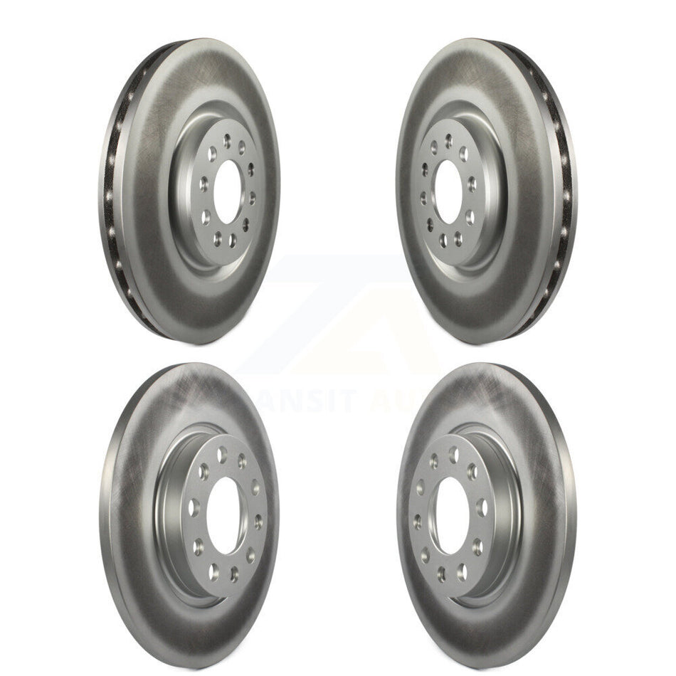 Front Rear Coated Disc Brake Rotors Kit For Jeep Cherokee Chrysler 200 KG-100861