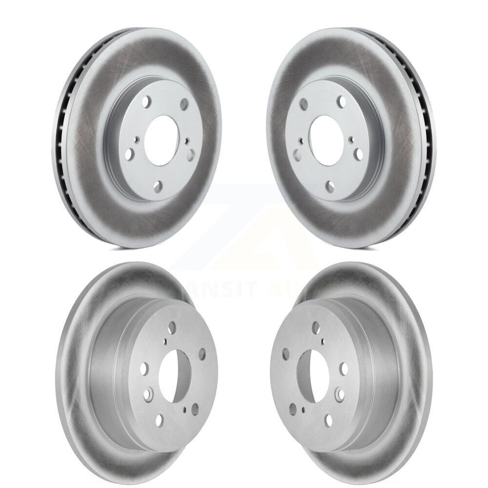 Front Rear Coated Disc Brake Rotors Kit For Toyota Camry Lexus ES300 Solara KG-100866