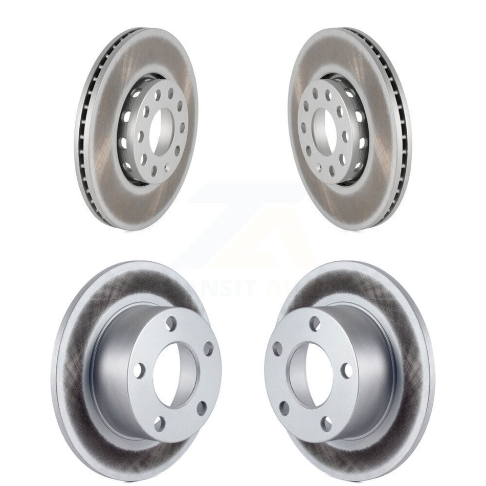 Front Rear Coated Disc Brake Rotors Kit For Volkswagen Passat Audi A6 Quattro 100 S6 KG-100871