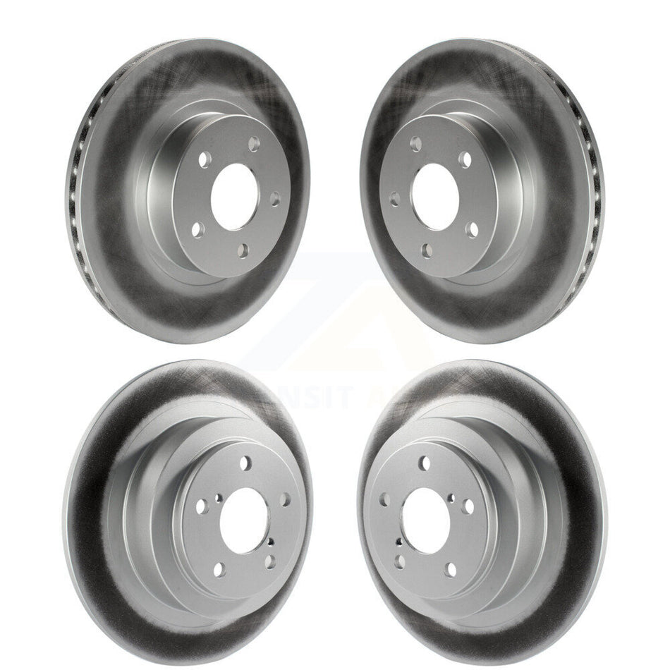 Front Rear Coated Disc Brake Rotors Kit For Subaru Legacy Outback KG-100876