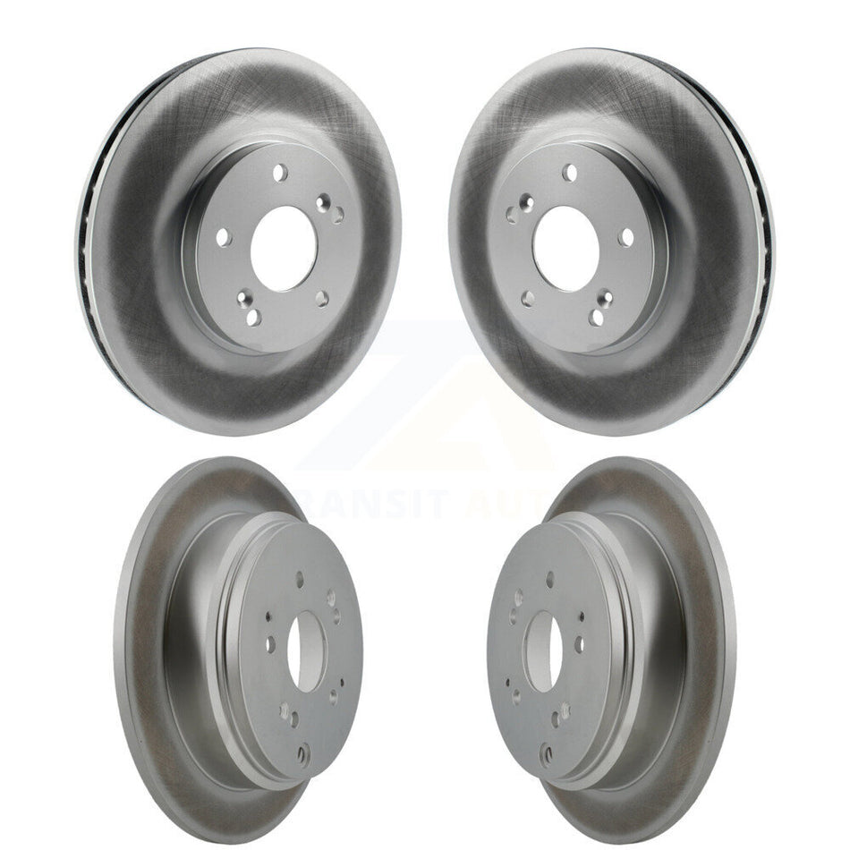 Front Rear Coated Disc Brake Rotors Kit For 2002-2004 Honda Odyssey KG-100892