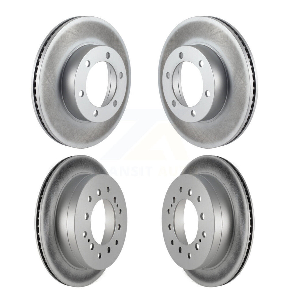 Front Rear Coated Disc Brake Rotors Kit For 2001-2007 Toyota Sequoia KG-100899