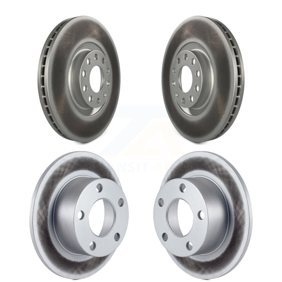 Front Rear Coated Disc Brake Rotors Kit For Audi A6 KG-100906