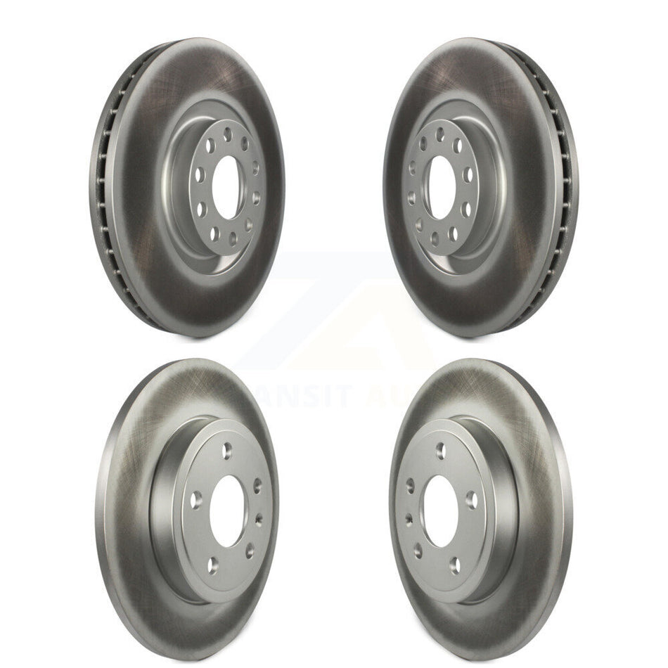 Front Rear Coated Disc Brake Rotors Kit For Audi A4 Quattro KG-100907
