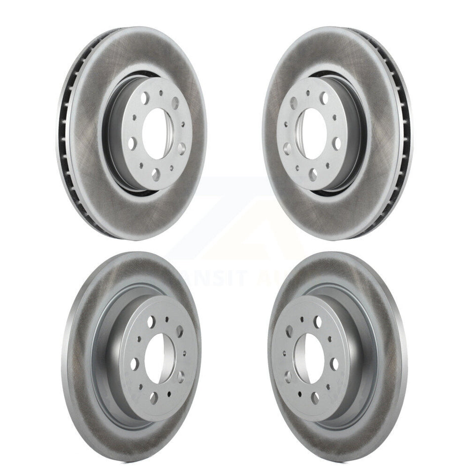 Front Rear Coated Disc Brake Rotors Kit For Volvo S60 V70 XC70 S80 KG-100908
