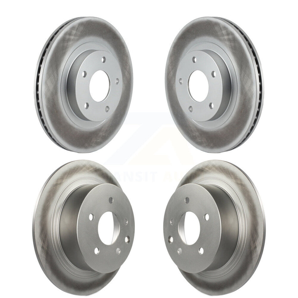 Front Rear Coated Disc Brake Rotors Kit For Nissan Altima KG-100916