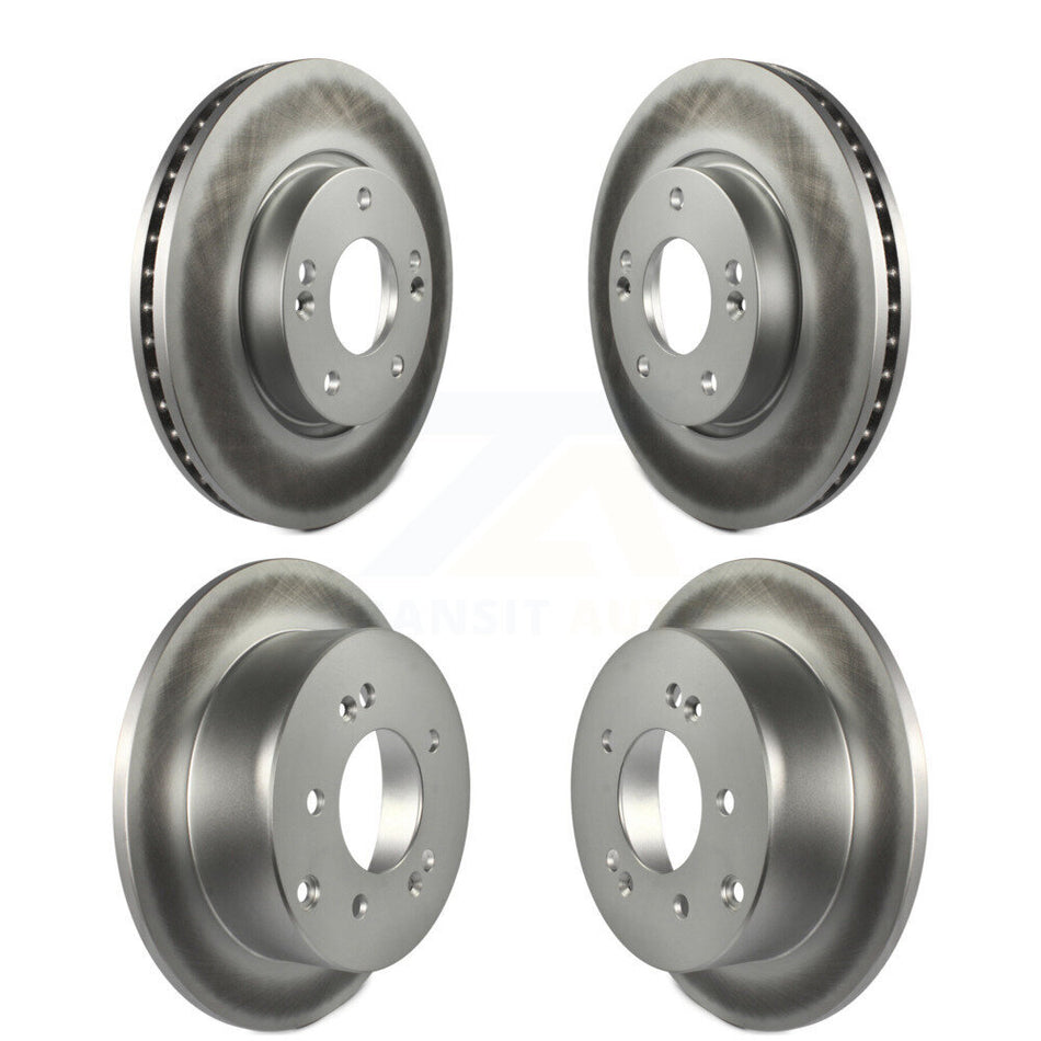 Front Rear Coated Disc Brake Rotors Kit For 2012-2013 Kia Soul KG-100923