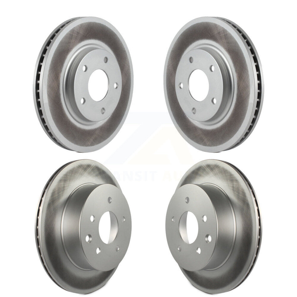 Front Rear Coated Disc Brake Rotors Kit For Infiniti Q45 M45 INFINITI KG-100934