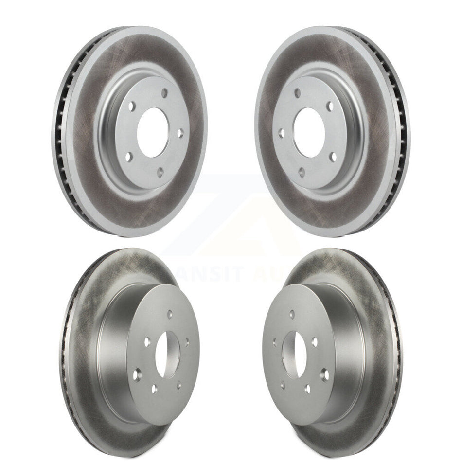 Front Rear Coated Disc Brake Rotors Kit For Nissan Quest Pathfinder KG-100935