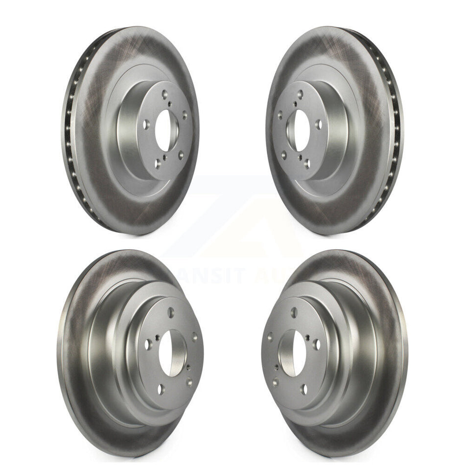 Front Rear Coated Disc Brake Rotors Kit For Subaru Forester Impreza Saab 9-2X KG-100936