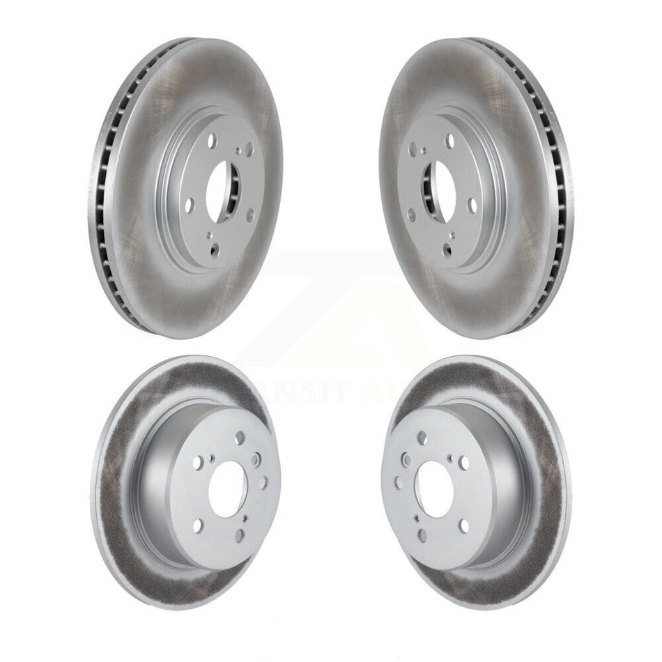 Front Rear Coated Disc Brake Rotors Kit For 2001-2003 Toyota Highlander AWD KG-100944