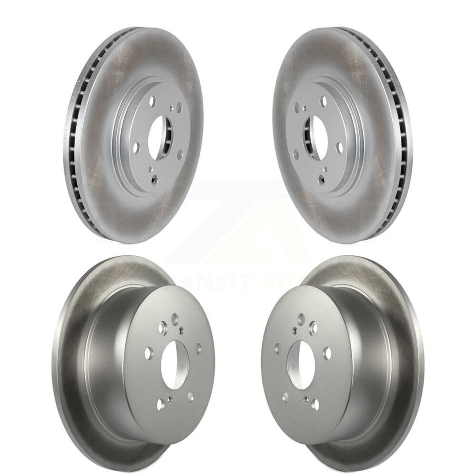 Front Rear Coated Disc Brake Rotors Kit For Toyota Highlander KG-100945