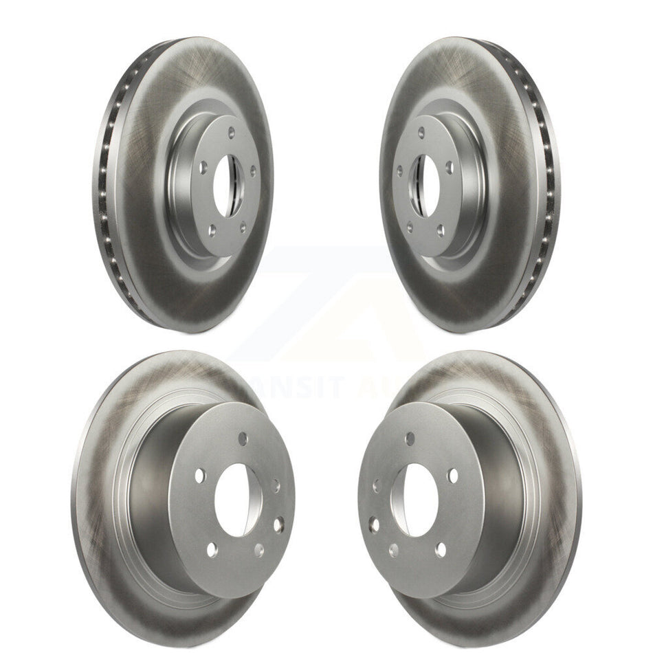 Front Rear Coated Disc Brake Rotors Kit For Nissan Altima Maxima KG-100951