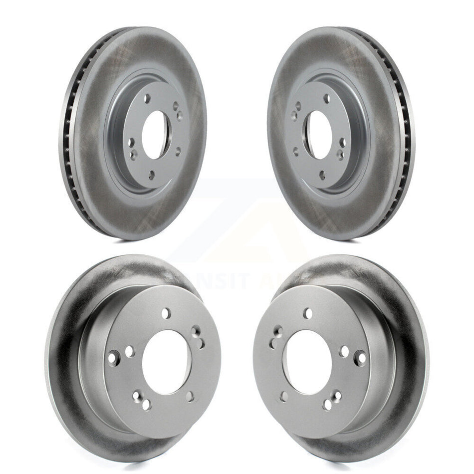Front Rear Coated Disc Brake Rotors Kit For Hyundai XG350 KG-100956