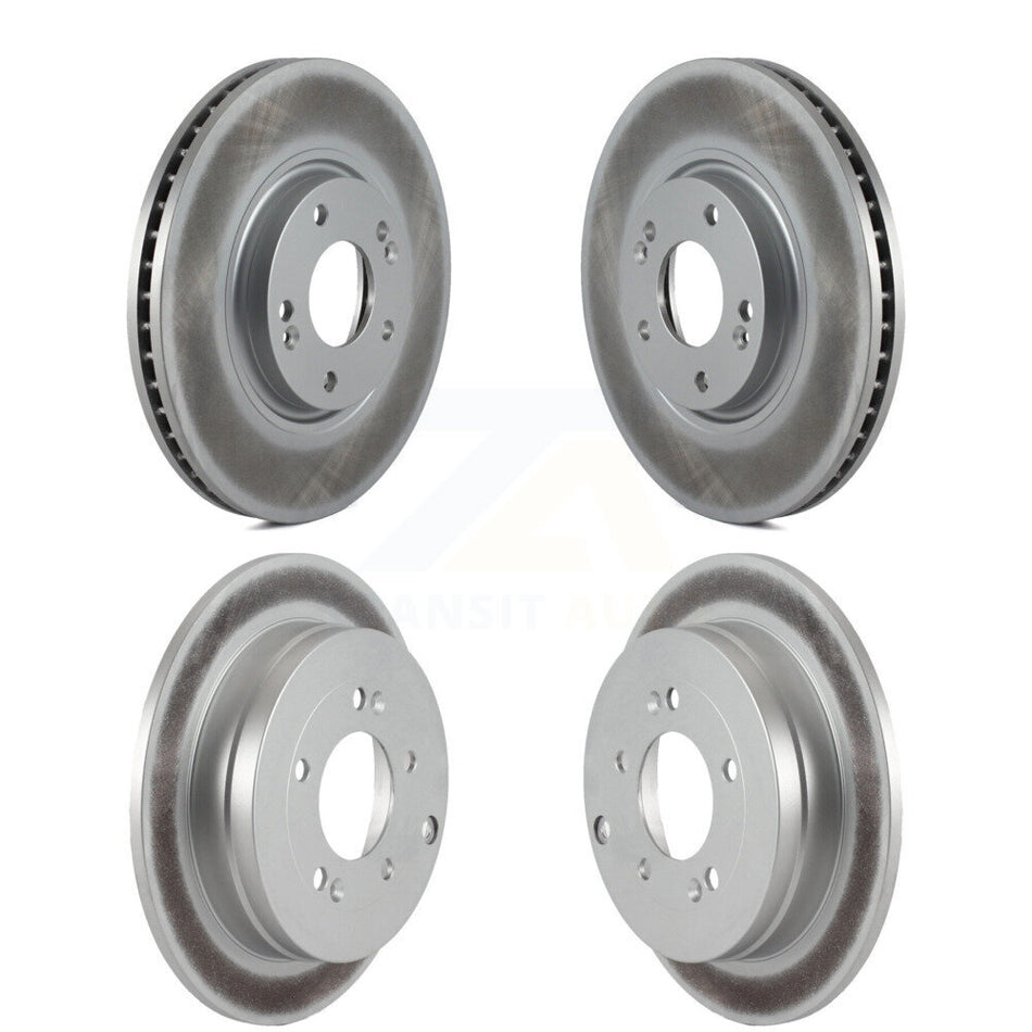 Front Rear Coated Disc Brake Rotors Kit For Hyundai Azera Kia Amanti KG-100957