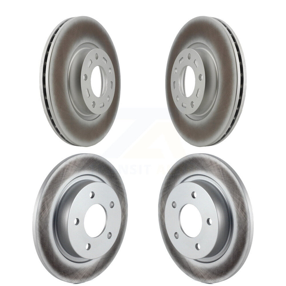 Front Rear Coated Disc Brake Rotors Kit For Mazda 3 Sport KG-100959