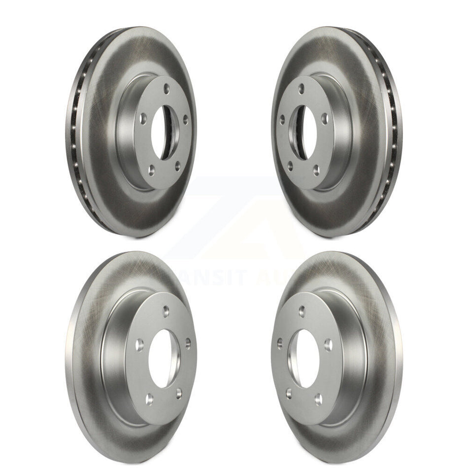 Front Rear Coated Disc Brake Rotors Kit For Mazda 3 Sport KG-100965