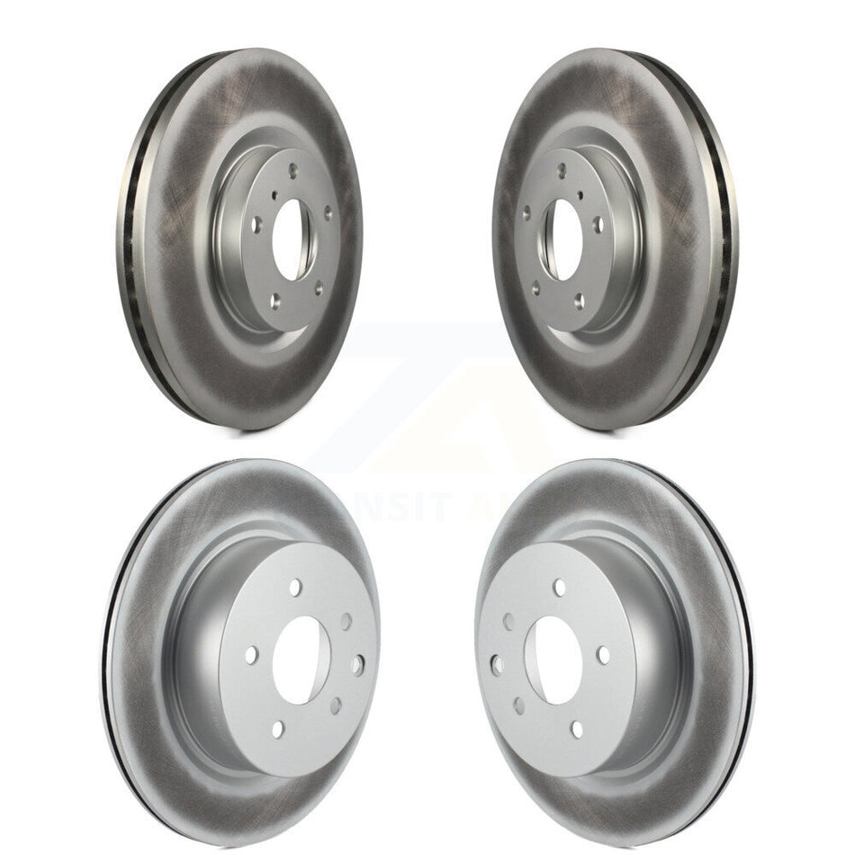 Front Rear Coated Disc Brake Rotors Kit For Nissan INFINITI Maxima G37 G35 M35 350Z EX35 370Z G25 M45 Q40 QX50 EX37 KG-100968