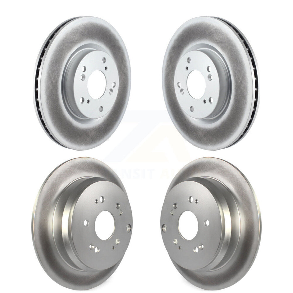 Front Rear Coated Disc Brake Rotors Kit For 2005-2006 Honda CR-V KG-100970