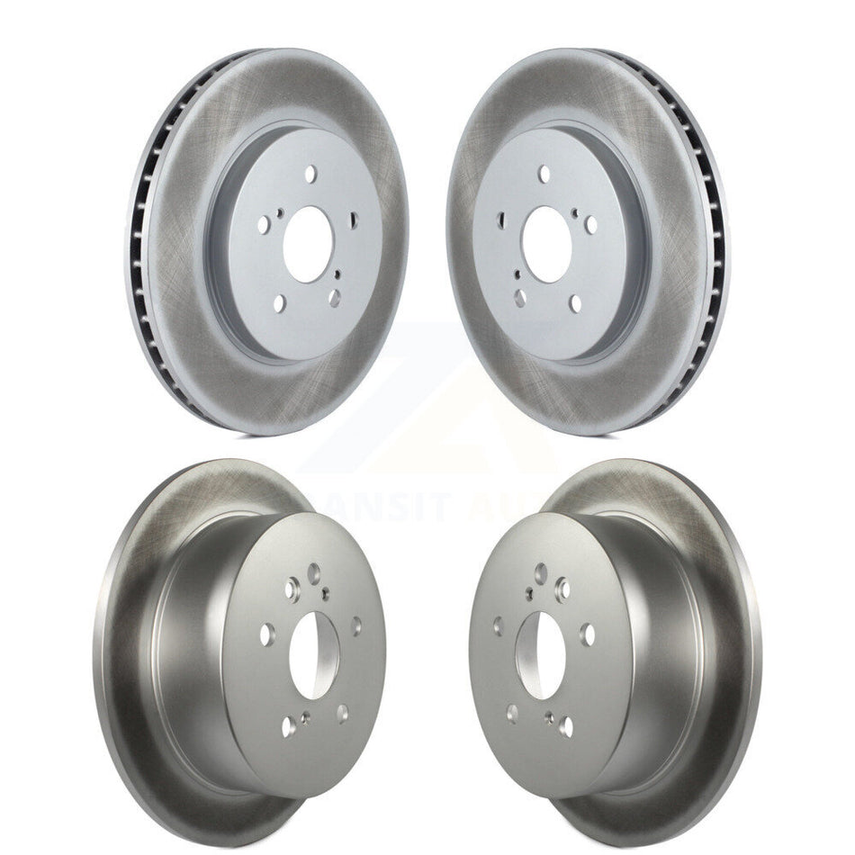 Front Rear Coated Disc Brake Rotors Kit For Lexus Toyota Highlander RX350 RX330 RX400h KG-100976