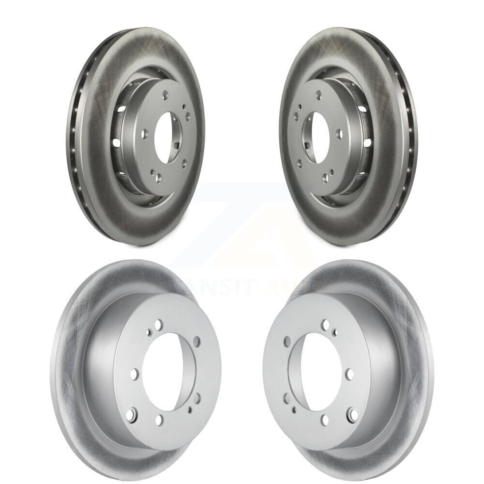 Front Rear Coated Disc Brake Rotors Kit For 2005-2006 Mitsubishi Outlander KG-100979