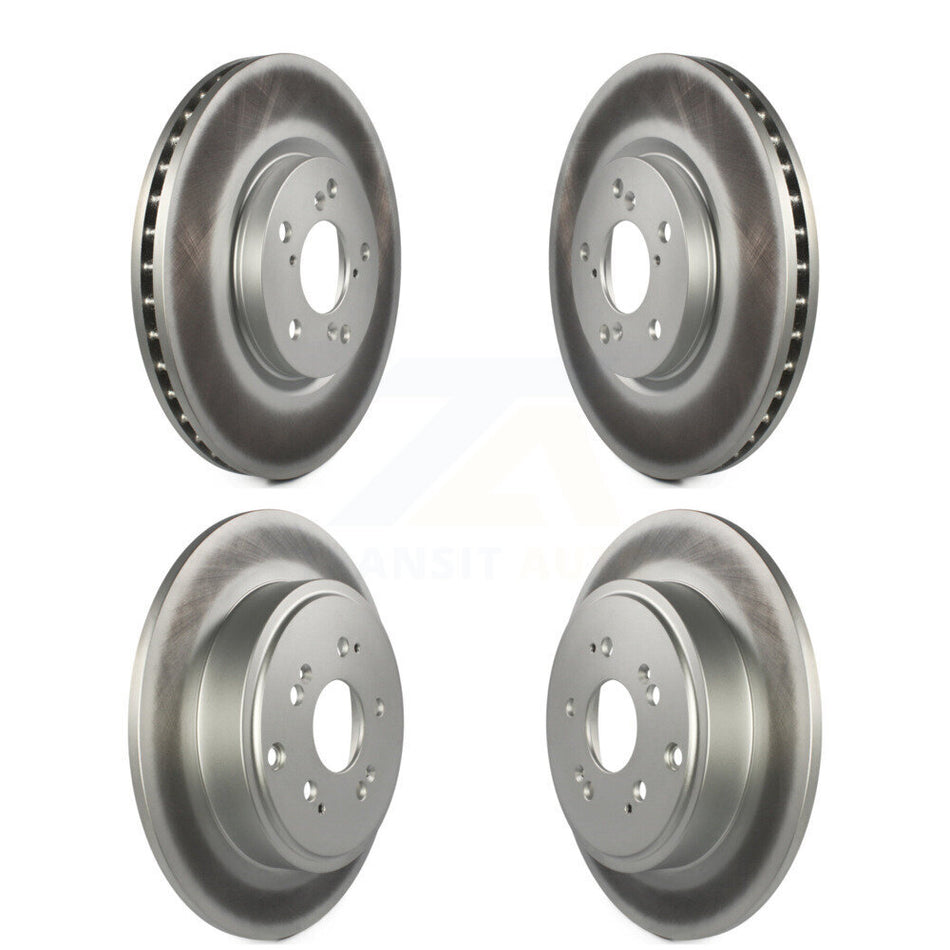 Front Rear Coated Disc Brake Rotors Kit For 2006-2014 Honda Ridgeline KG-100982
