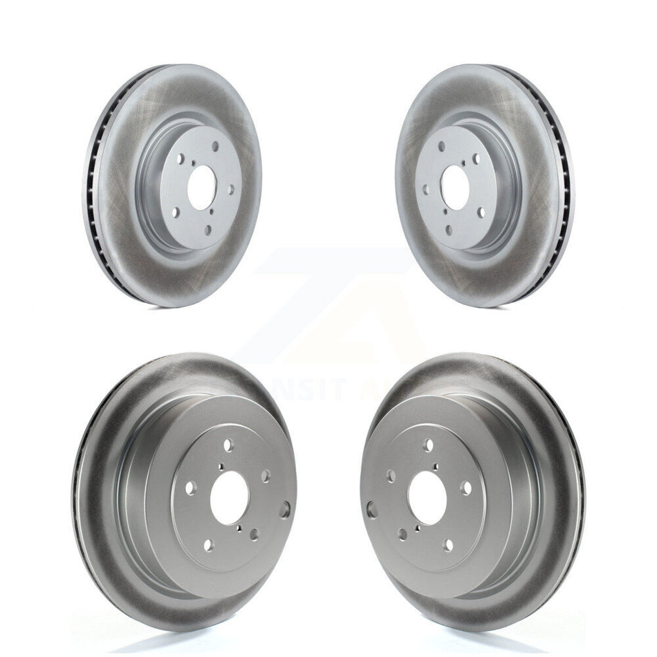 Front Rear Coated Disc Brake Rotors Kit For Subaru Tribeca B9 KG-100991