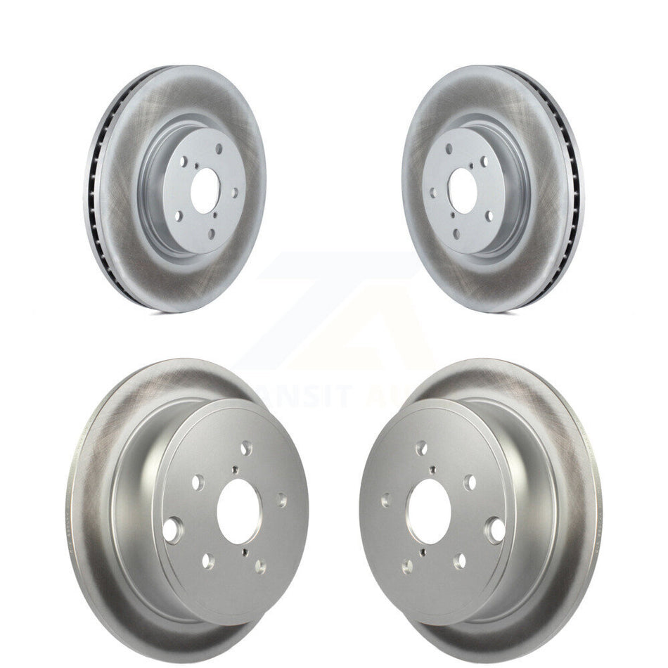 Front Rear Coated Disc Brake Rotors Kit For Subaru WRX KG-100993